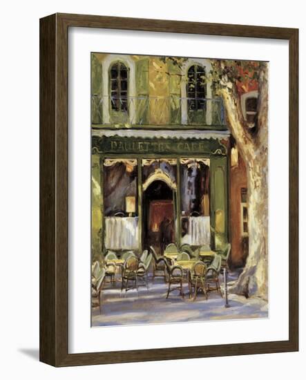 Paulette's Cafe-Keith Wicks-Framed Giclee Print