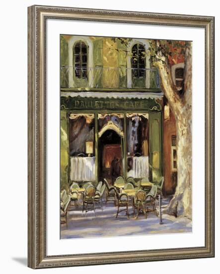 Paulette's Cafe-Keith Wicks-Framed Giclee Print