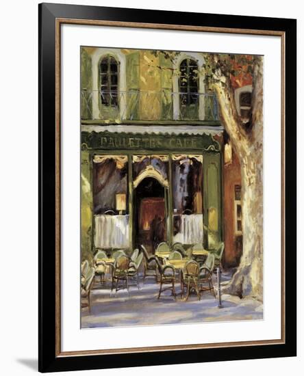 Paulette's Cafe-Keith Wicks-Framed Giclee Print