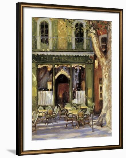 Paulette's Cafe-Keith Wicks-Framed Giclee Print