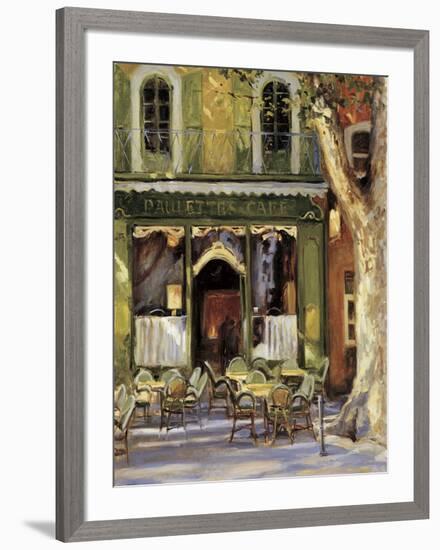 Paulette's Cafe-Keith Wicks-Framed Giclee Print