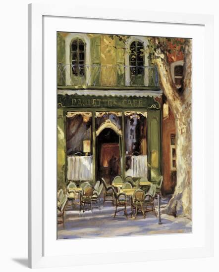 Paulette's Cafe-Keith Wicks-Framed Giclee Print