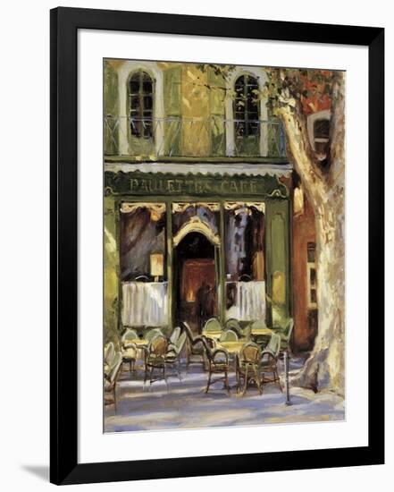 Paulette's Cafe-Keith Wicks-Framed Giclee Print