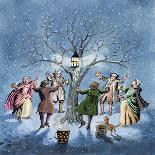 Wassailing the Apple Trees-Pauline Baynes-Giclee Print