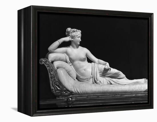 Pauline Bonaparte, Princess Borghese as Venus Triumphant, c.1805-08-Antonio Canova-Framed Premier Image Canvas