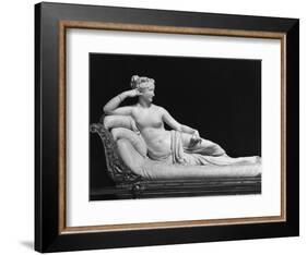 Pauline Bonaparte, Princess Borghese as Venus Triumphant, c.1805-08-Antonio Canova-Framed Giclee Print