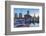 Paulus Hook, Morris Canal Basin, Liberty Landing Marina-Alan Copson-Framed Photographic Print