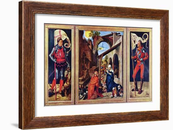 Paumgartner Altar, the General View-Albrecht Dürer-Framed Art Print