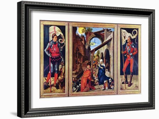 Paumgartner Altar, the General View-Albrecht Dürer-Framed Art Print