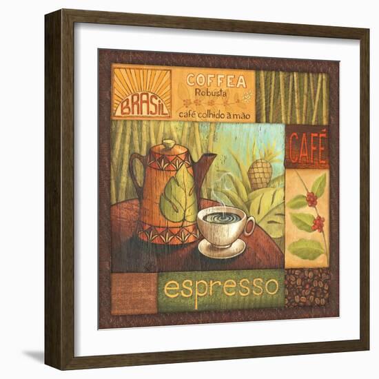 Pause Cafe II-Delphine Corbin-Framed Art Print