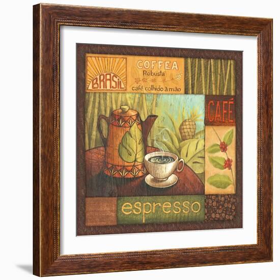 Pause Cafe II-Delphine Corbin-Framed Art Print