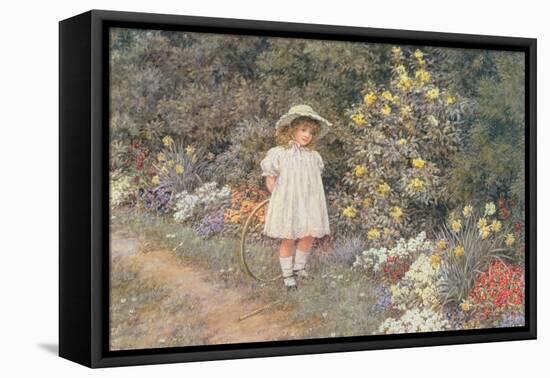 Pause for Reflection-Helen Allingham-Framed Premier Image Canvas