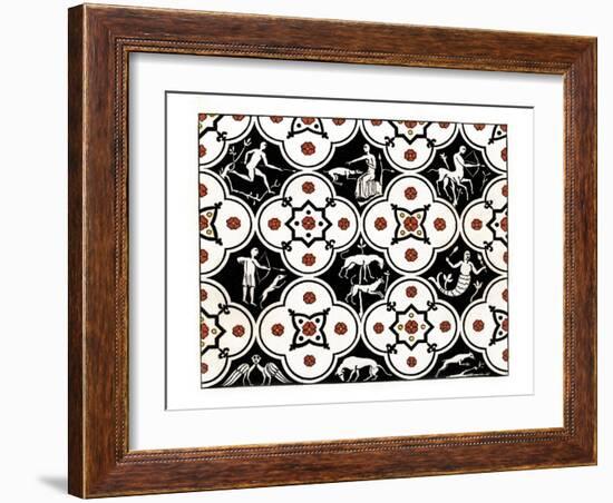 Pavement, 12th Century-Henry Shaw-Framed Giclee Print