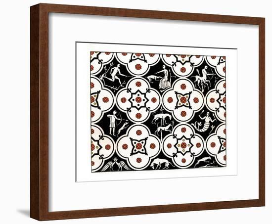 Pavement, 12th Century-Henry Shaw-Framed Giclee Print