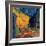 Pavement Cafe at Night-Vincent van Gogh-Framed Art Print