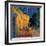 Pavement Cafe at Night-Vincent van Gogh-Framed Art Print