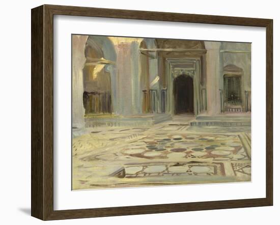 Pavement, Cairo, 1891-John Singer Sargent-Framed Giclee Print