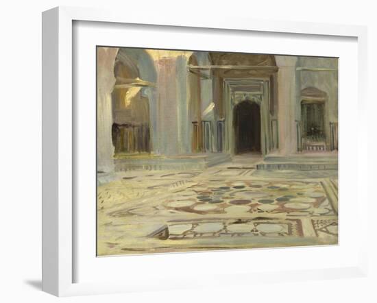 Pavement, Cairo, 1891-John Singer Sargent-Framed Giclee Print