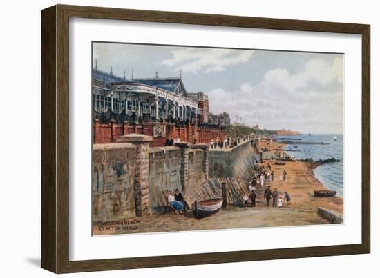 Pavilion and Beach, Clacton-On-Sea-Alfred Robert Quinton-Framed Giclee Print