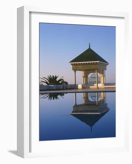 Pavilion and Pool-Tibor Bognár-Framed Photographic Print