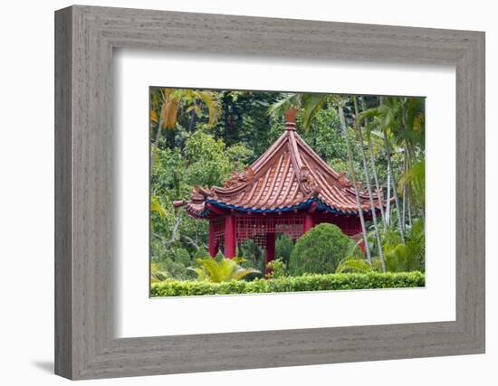 Pavilion inside Shilin Official Residence, Taipei, Taiwan-Keren Su-Framed Photographic Print