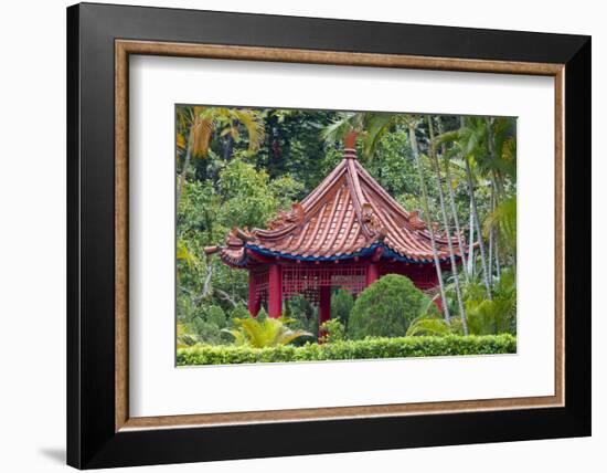 Pavilion inside Shilin Official Residence, Taipei, Taiwan-Keren Su-Framed Photographic Print