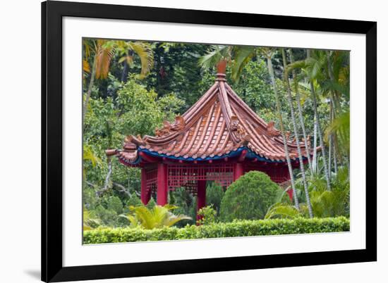 Pavilion inside Shilin Official Residence, Taipei, Taiwan-Keren Su-Framed Premium Photographic Print