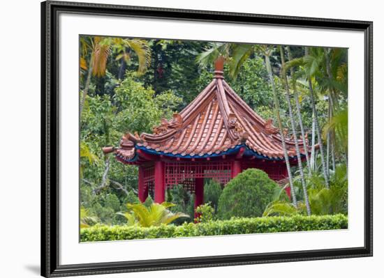 Pavilion inside Shilin Official Residence, Taipei, Taiwan-Keren Su-Framed Premium Photographic Print