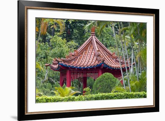 Pavilion inside Shilin Official Residence, Taipei, Taiwan-Keren Su-Framed Premium Photographic Print