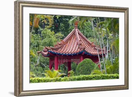 Pavilion inside Shilin Official Residence, Taipei, Taiwan-Keren Su-Framed Premium Photographic Print