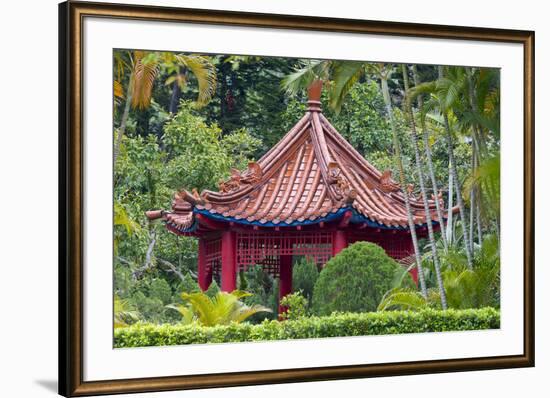 Pavilion inside Shilin Official Residence, Taipei, Taiwan-Keren Su-Framed Premium Photographic Print