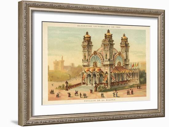 Pavilion of Bolivia, Exposition Universelle 1889, Paris-null-Framed Giclee Print