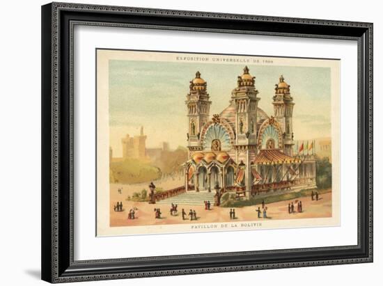 Pavilion of Bolivia, Exposition Universelle 1889, Paris-null-Framed Giclee Print