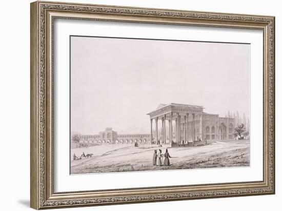 Pavilion of Mirrors, Isfahan, Plate 33 Modern Monuments of Persia, Engraved Sauvageot-Pascal Xavier Coste-Framed Giclee Print