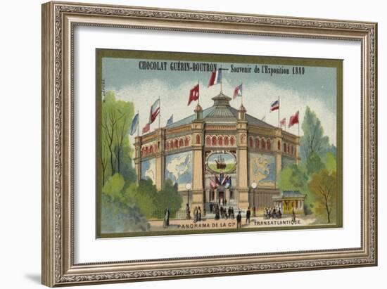 Pavilion of the Compagnie Generale Transatlantique-null-Framed Giclee Print