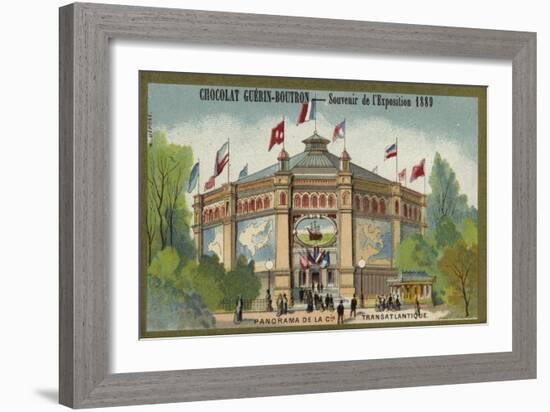 Pavilion of the Compagnie Generale Transatlantique-null-Framed Giclee Print