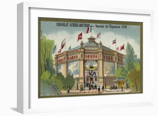 Pavilion of the Compagnie Generale Transatlantique-null-Framed Giclee Print