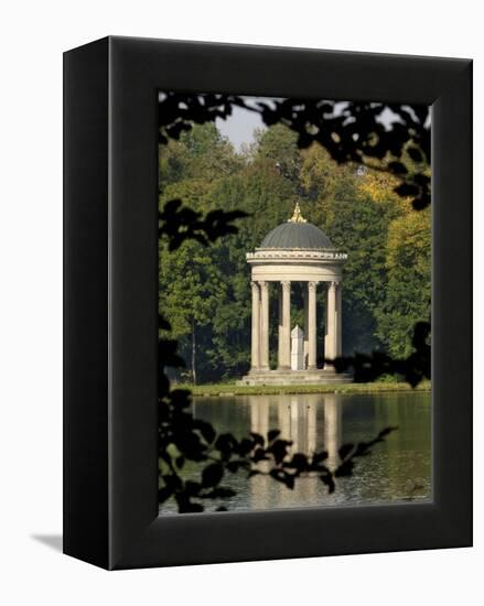 Pavilion or Folly in Grounds of Schloss Nymphenburg, Munich (Munchen), Bavaria (Bayern), Germany-Gary Cook-Framed Premier Image Canvas