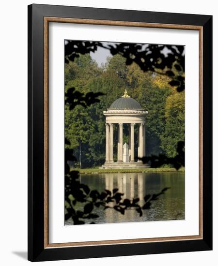 Pavilion or Folly in Grounds of Schloss Nymphenburg, Munich (Munchen), Bavaria (Bayern), Germany-Gary Cook-Framed Photographic Print