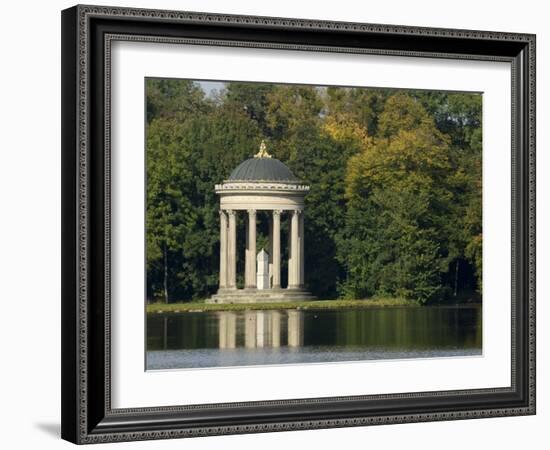 Pavilion or Folly in Grounds of Schloss Nymphenburg, Munich (Munchen), Bavaria (Bayern), Germany-Gary Cook-Framed Photographic Print