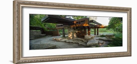 Pavillion in Caldwell Lily Pond-Steve Gadomski-Framed Photographic Print