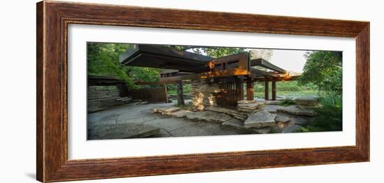 Pavillion in Caldwell Lily Pond-Steve Gadomski-Framed Photographic Print