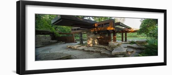 Pavillion in Caldwell Lily Pond-Steve Gadomski-Framed Photographic Print