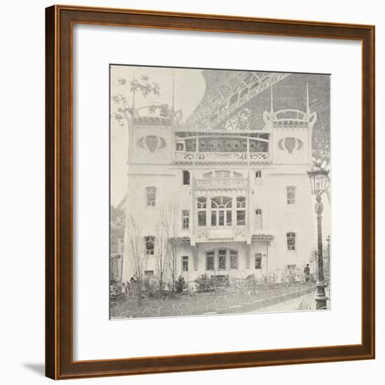 Pavillon Bleu Restaurant in Paris During Exposition Universelle, 1900, France-null-Framed Giclee Print