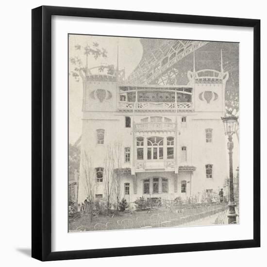 Pavillon Bleu Restaurant in Paris During Exposition Universelle, 1900, France-null-Framed Giclee Print