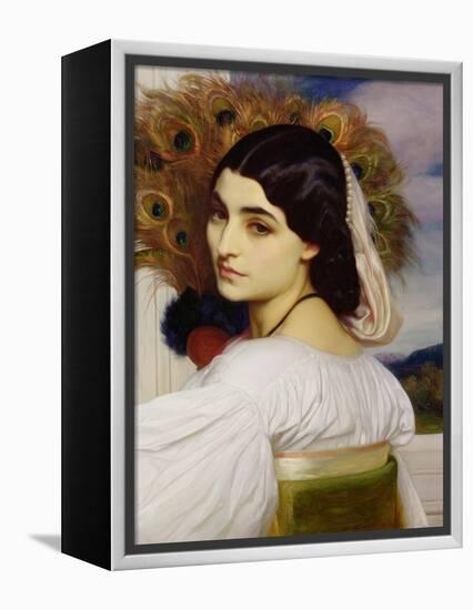 Pavonia, 1859-Frederick Leighton-Framed Premier Image Canvas