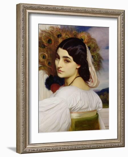 Pavonia, 1859-Frederick Leighton-Framed Giclee Print