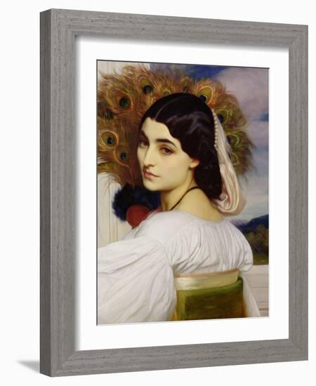 Pavonia, 1859-Frederick Leighton-Framed Giclee Print