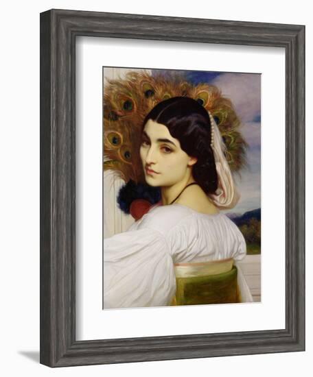 Pavonia, 1859-Frederick Leighton-Framed Giclee Print