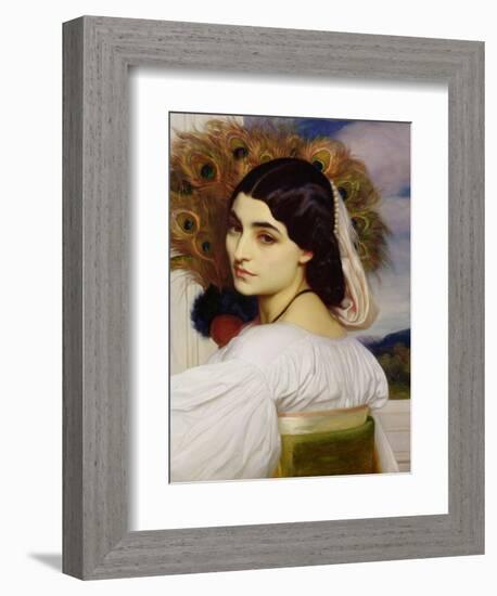 Pavonia, 1859-Frederick Leighton-Framed Giclee Print